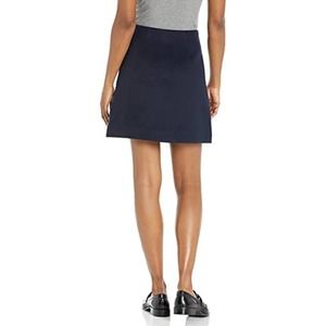 Theory Women's High Waist Textured Pencil Mini Skirt Stretch Blue Size 6